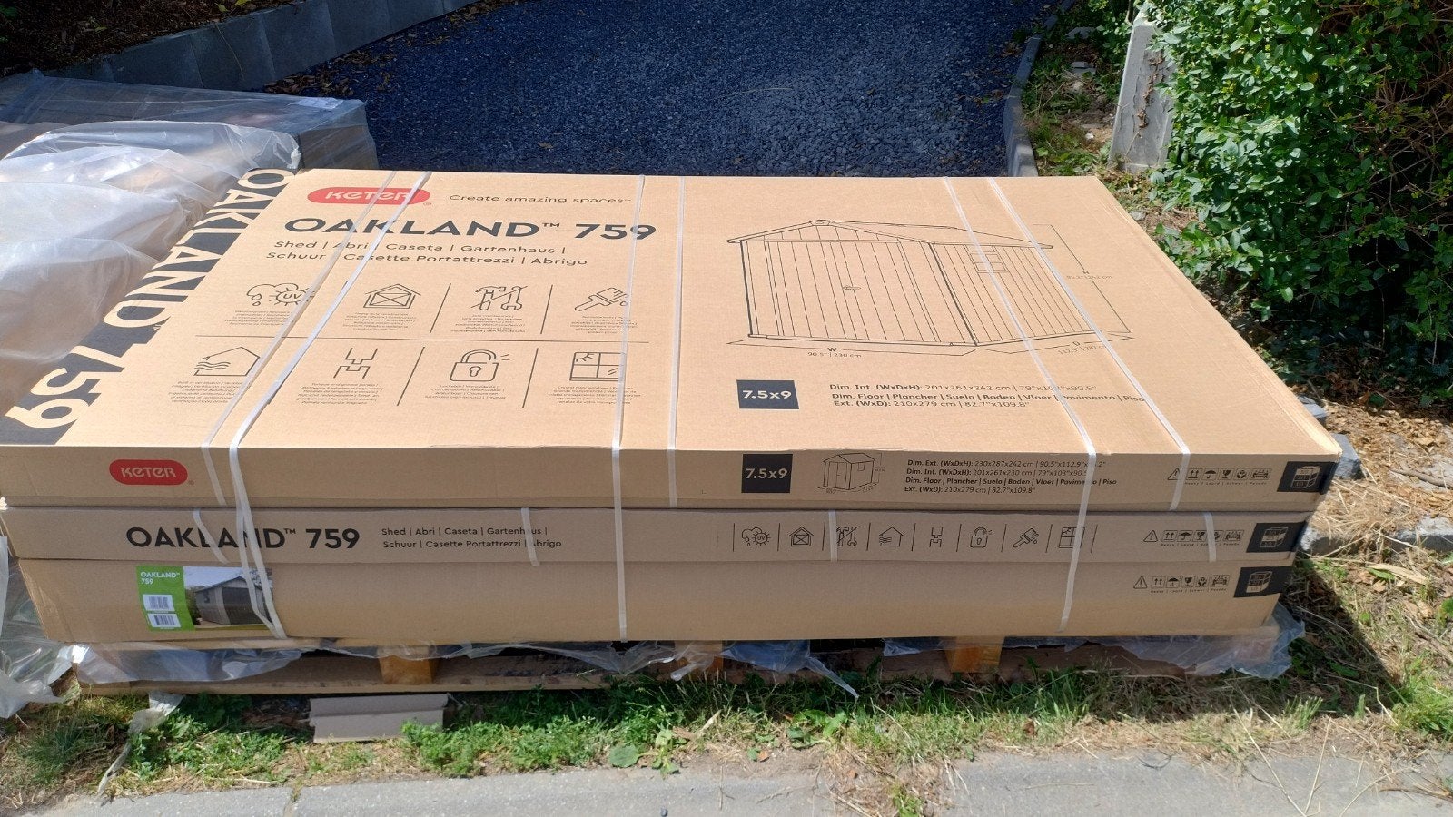 Abri de jardin Keter, Doe-het-zelf en Bouw, Kratten en Dozen