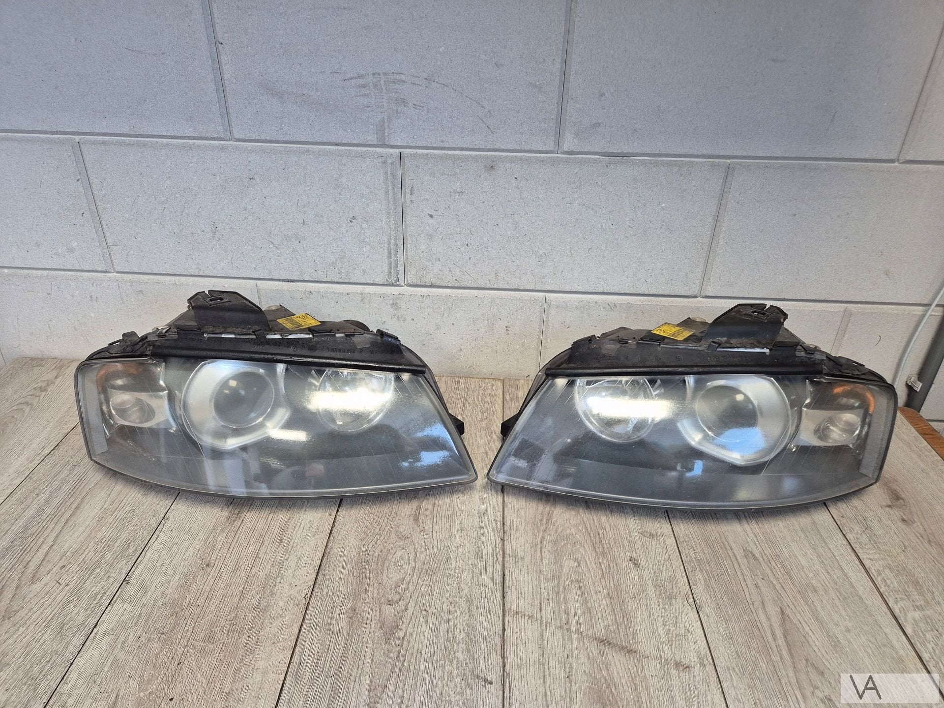 Koplamp links van Audi A3 8p 2003 - 2008 8p0941003d €125, Gebruikt, -, -, -