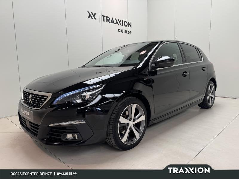 Peugeot 308 1.2i GT-Line S&S LED|GPS|PDC|ACC|CARPLAY|CAM..., 1199 cc, Emergency brake assist, Zwart, Handgeschakeld