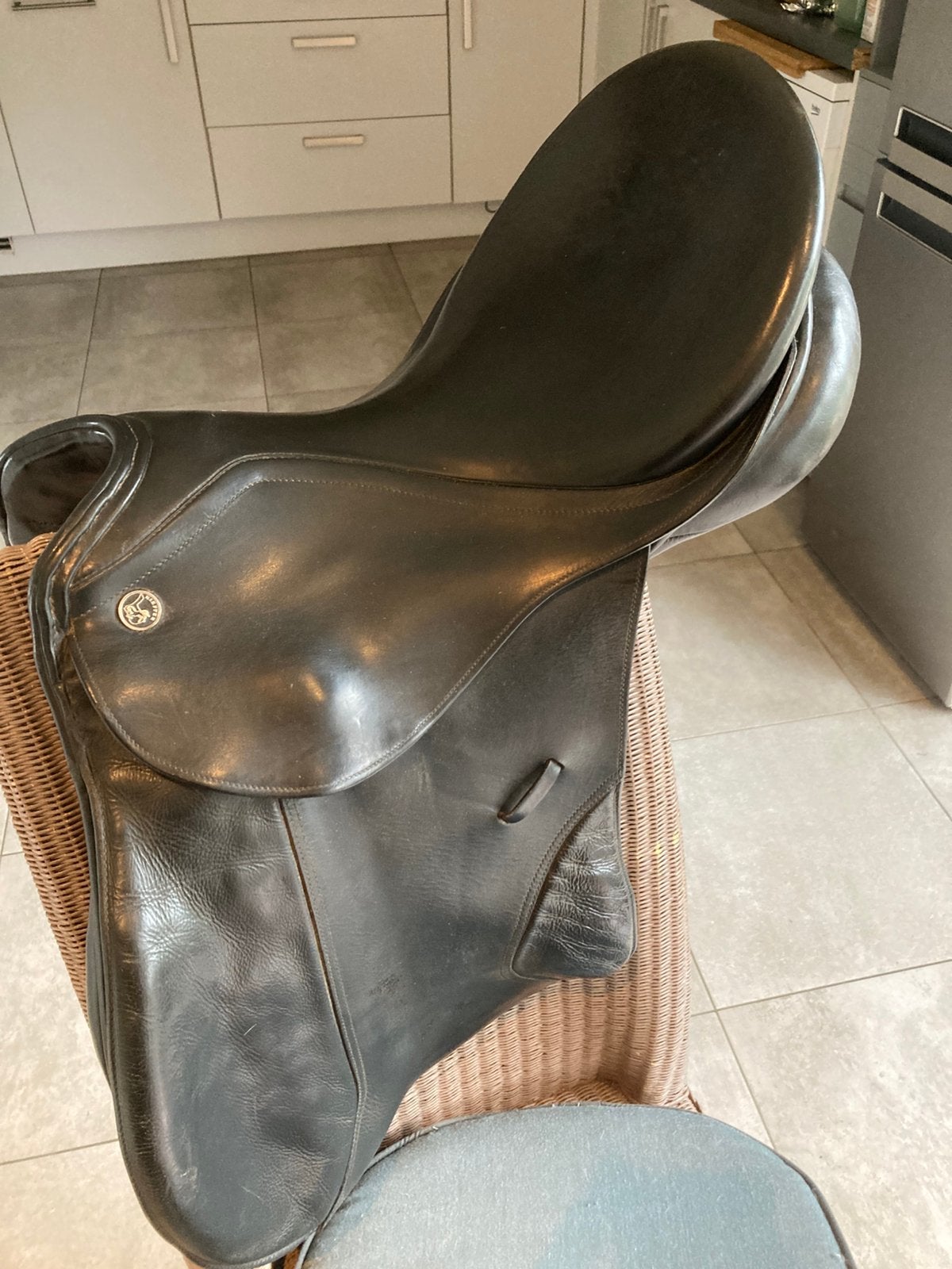 Selle mixte Kieffer 17,5 pouces, Animaux & Accessoires, Enlèvement, Comme neuf, Kieffer