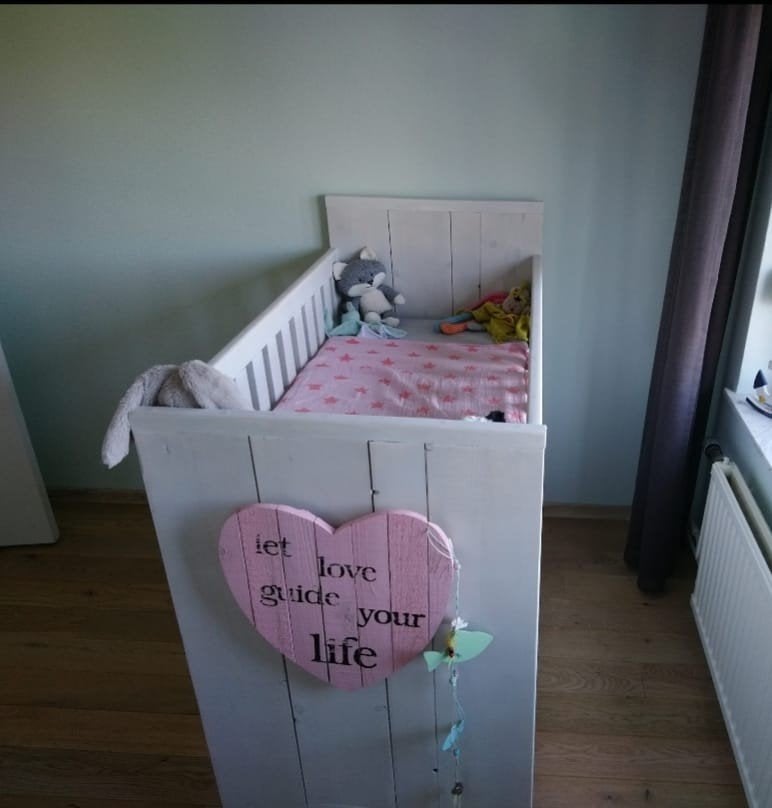 steigerhouten meubels baby/kinder kamer, Ophalen, Gebruikt, Steigerhout, 190 cm of minder