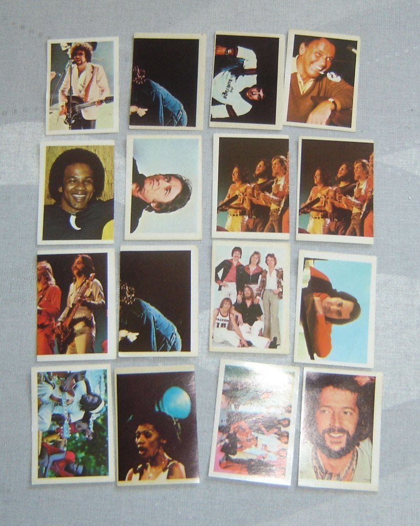 Chromos POP Festival 16st., Verzamelen, 1960 tot 1980, Gebruikt, Verzenden, Prent