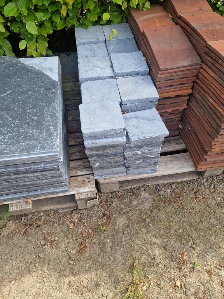 Asian blue stone 15x15 160 stuks, Ophalen, Nieuw, Terrastegels, Natuursteen