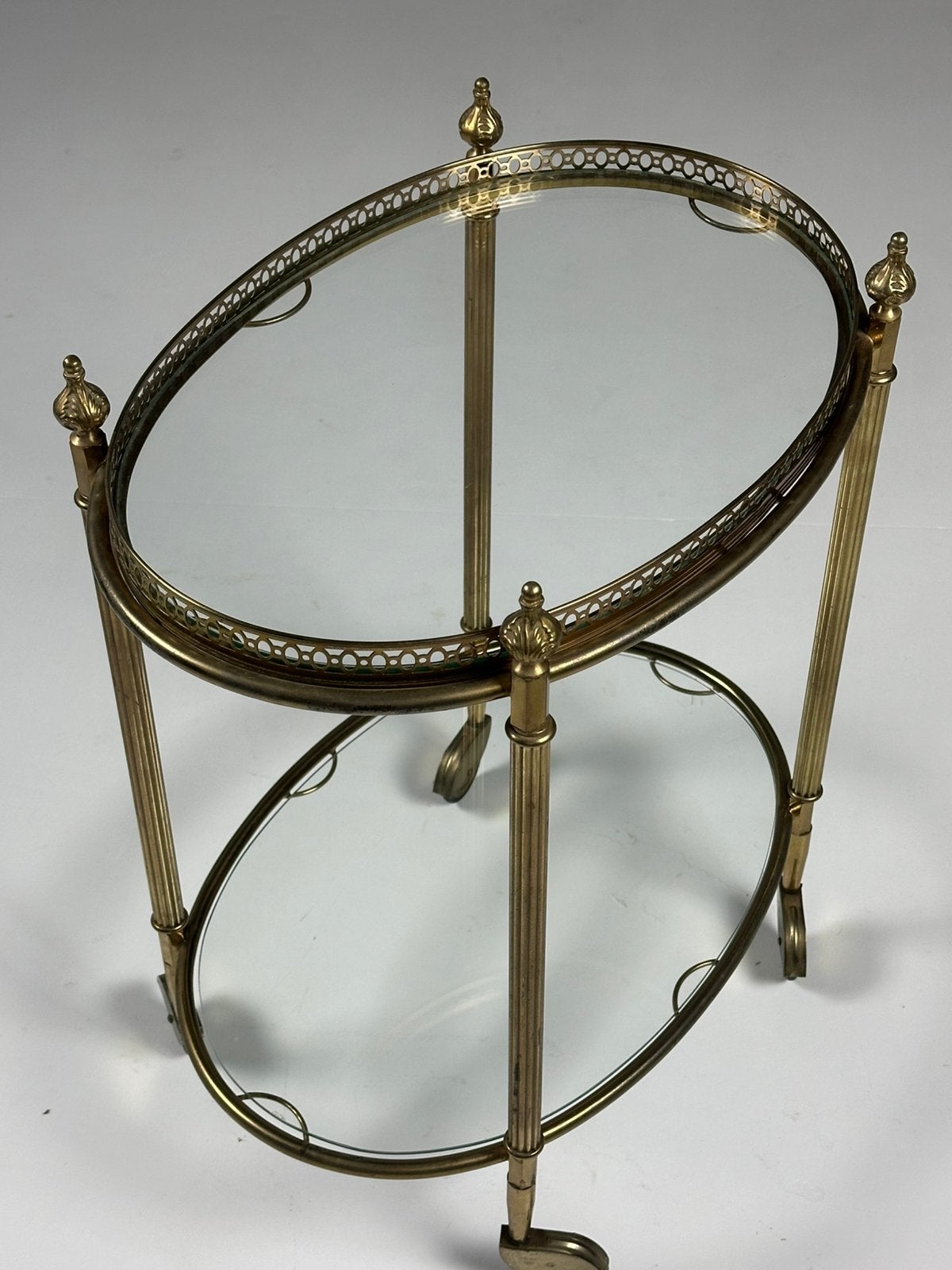 drankentrolley in de stijl van Maison Jansen, midden 20e, Ophalen of Verzenden