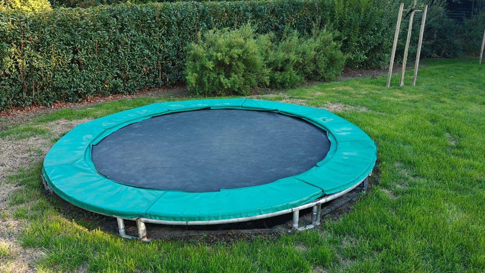 Premium Inground Trampoline Etan Ø 305 cm - tot 150 kg, Kinderen en Baby's, Ophalen, Gebruikt