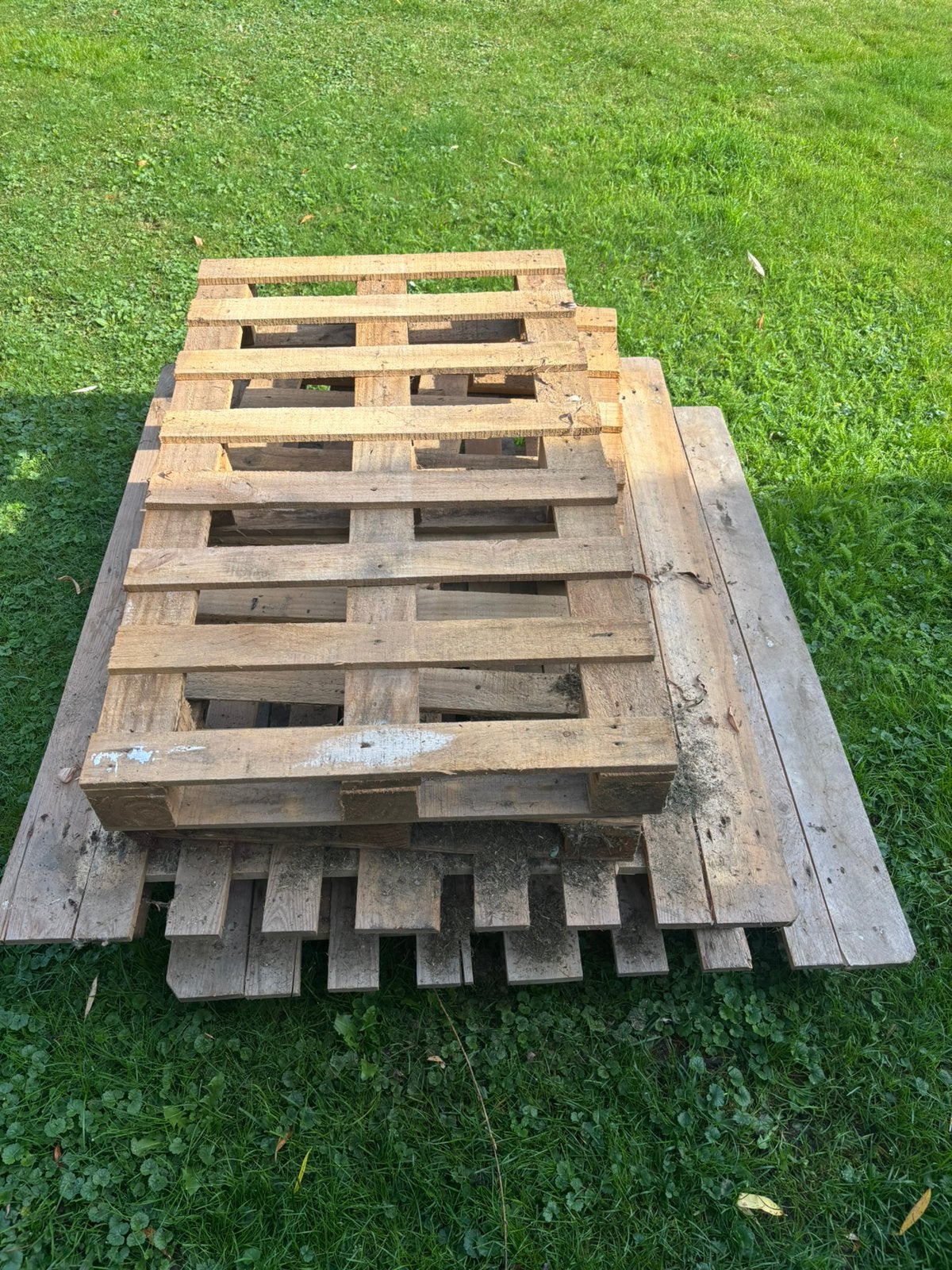 Houten palletten, Doe-het-zelf en Bouw, Ophalen, Zo goed als nieuw