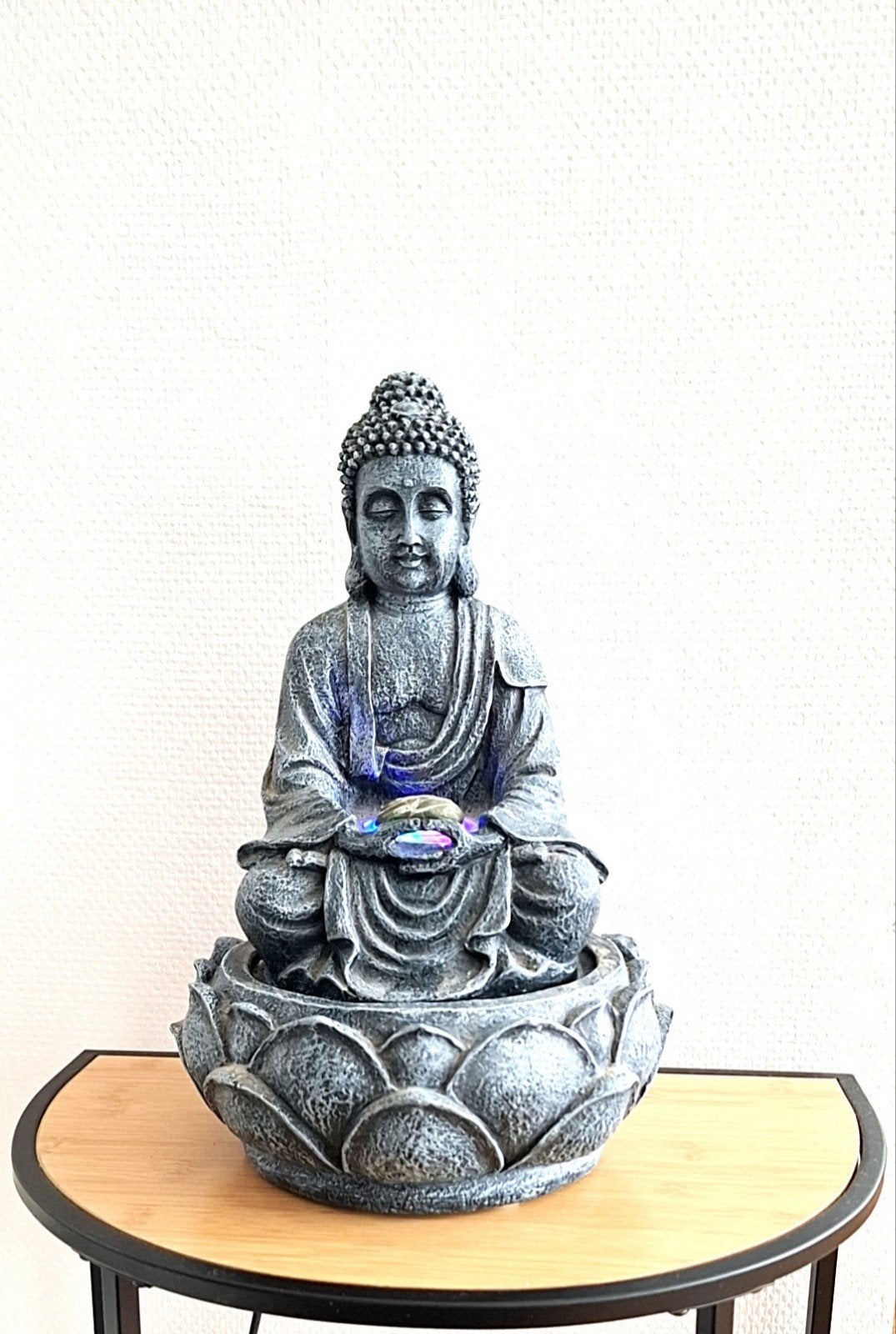 Fontaine Bouddha décorative avec LED, Maison & Meubles, Accessoires pour la Maison | Statues de Bouddha, Multicolore, Avec éclairage