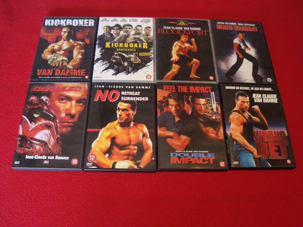 39 dvd's met jean-claude van damme, Enlèvement ou Envoi, Action