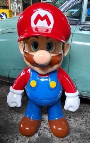 Mario Bross kart xl beeld decoratie showroom, Verzamelen, Beelden en Beeldjes, Nieuw, Overige typen, Ophalen