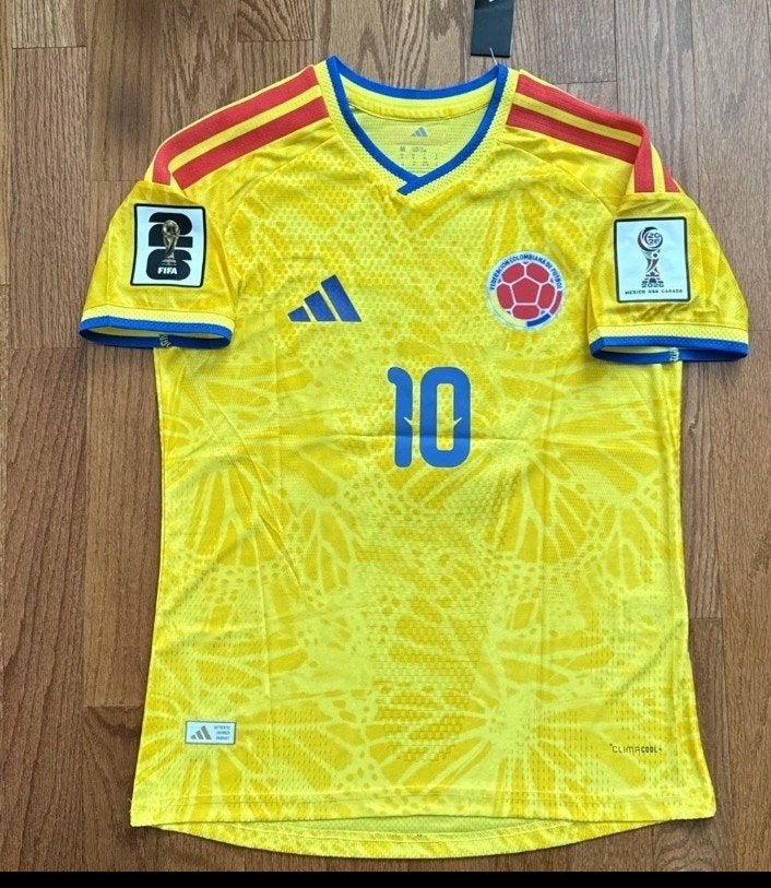 Colombia James Voetbal Thuisshirt WorldCup Nieuw 2026, Verzenden