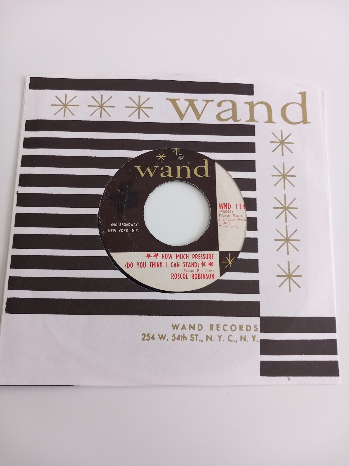 ROSCOE ROBINSON. HOW MUCH PRESSURE . NORTHERN SOUL US 45T, Ophalen of Verzenden