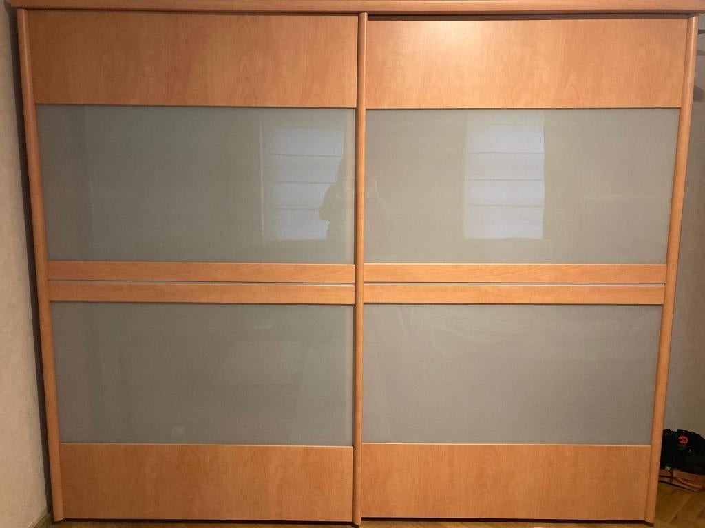 KLEERKAST MET SCHUIFDEUREN, Huis en Inrichting, Overige materialen, Zo goed als nieuw, 200 cm of meer, Modern