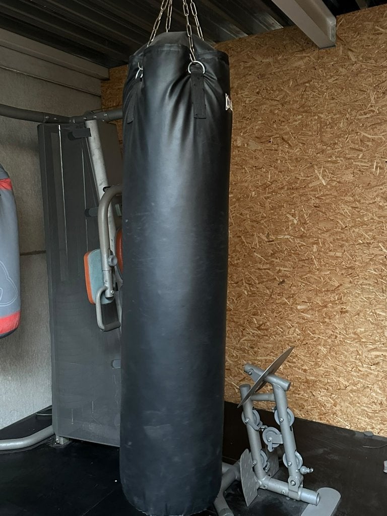 Fitnessmateriaal, bokszak, Sport en Fitness, Ophalen, Zo goed als nieuw, Benen, Halterset