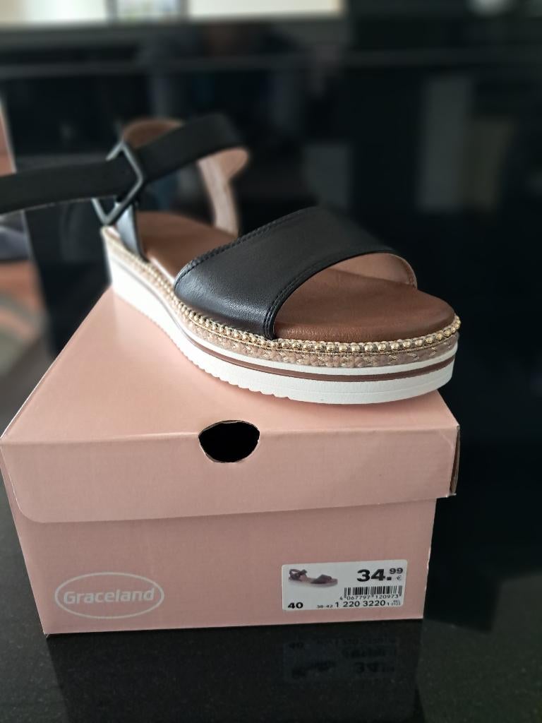 Sandalen, Kleding | Dames, Ophalen, Zwart, Nieuw, Sandalen of Muiltjes