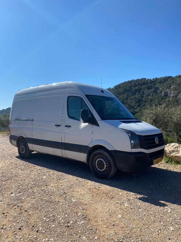 Volkswagen Crafter Camper L2H2, Caravans en Kamperen, Mobilhomes, Airbags, Buscamper of Camperbus, Koelkast, Tot en met 2