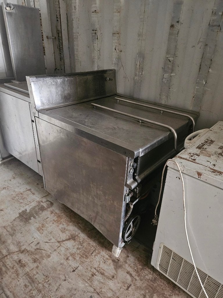 Industrële kantelbare braadslede, Ophalen, Gebruikt, Fornuis, Frituur en Grillen