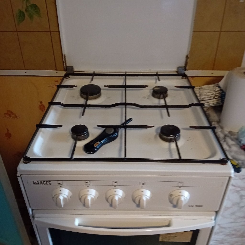 cuisinière au gaz, Electroménager, Cuisinières, Gaz, 4 zones de cuisson, Enlèvement, Utilisé