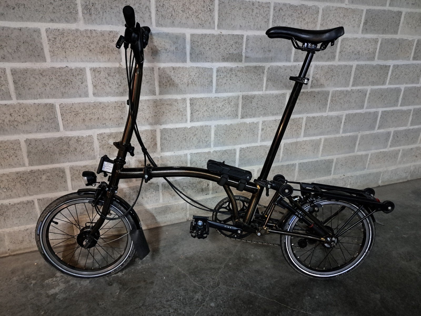 Brompton H6RN black edition Rowlac, Fietsen en Brommers, Ophalen, Zo goed als nieuw, Brompton, Versnellingen