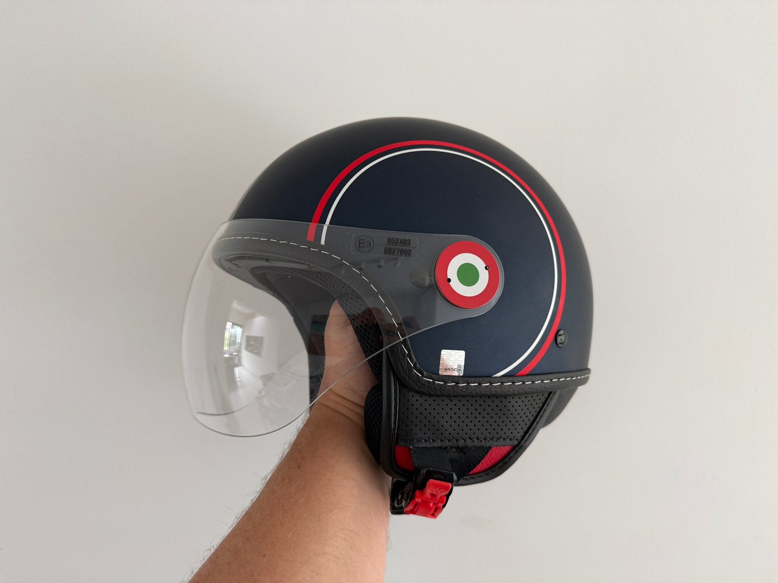 Vespa helm M dark blue, Motoren, Ophalen, M