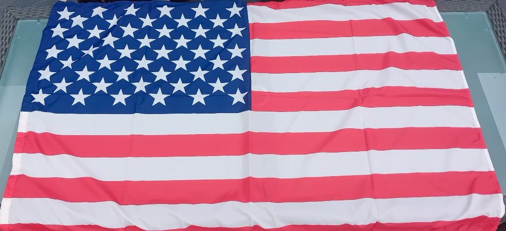Nieuwe 'Amerikaanse' vlag - Nylon - 140 x 90 cm., Diversen, Vlaggen en Wimpels, Ophalen, Nieuw