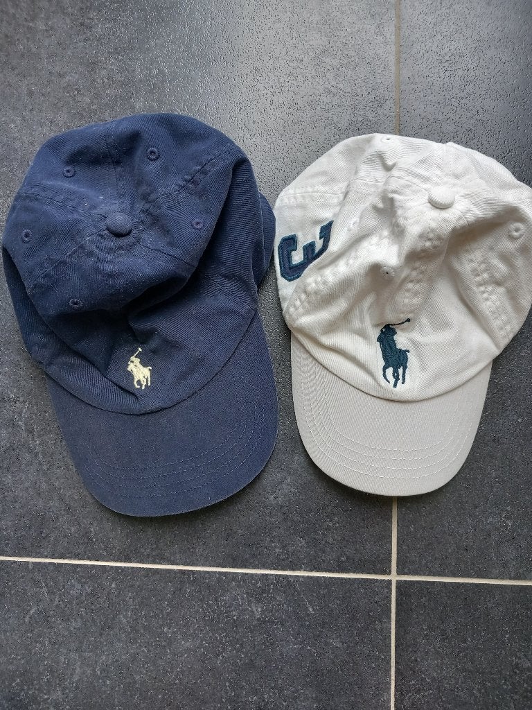 2 petten Ralph Lauren, Kinderen en Baby's, Gebruikt, Ophalen of Verzenden, Pet, 104 of kleiner