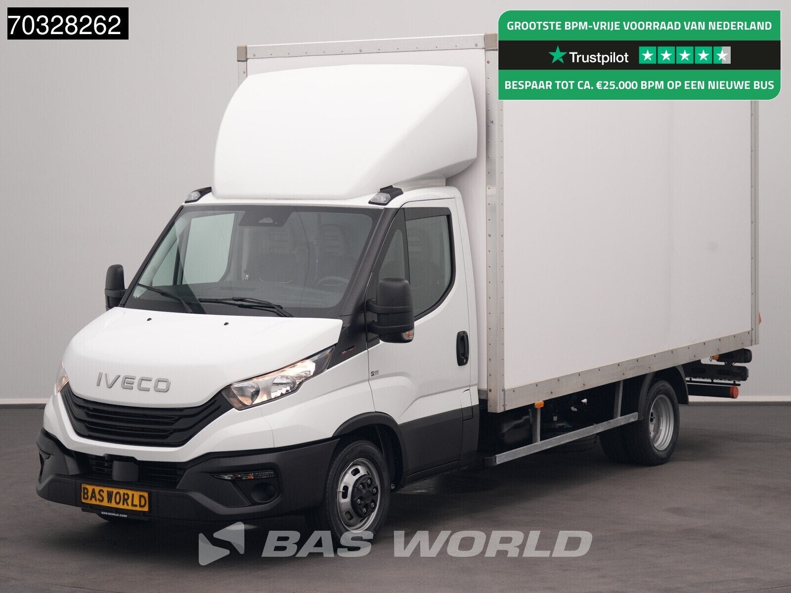 Iveco Daily 35C16 3.0L Laadklep NEW MODEL Dubbellucht 160PK, Auto's, Bestelwagens en Lichte vracht, 3127 kg, Stof, Gebruikt, Euro 6