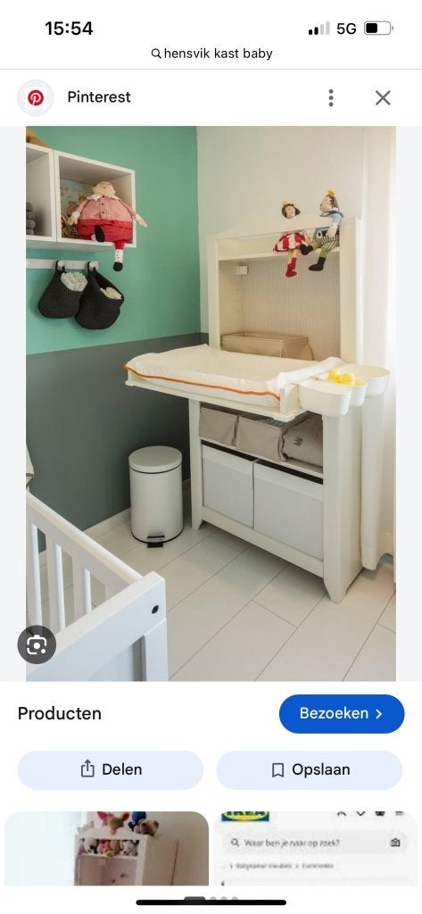 Table à langer Ikea Hensvik, Enfants & Bébés, 90 à 105 cm, Enlèvement, Utilisé, 75 à 100 cm