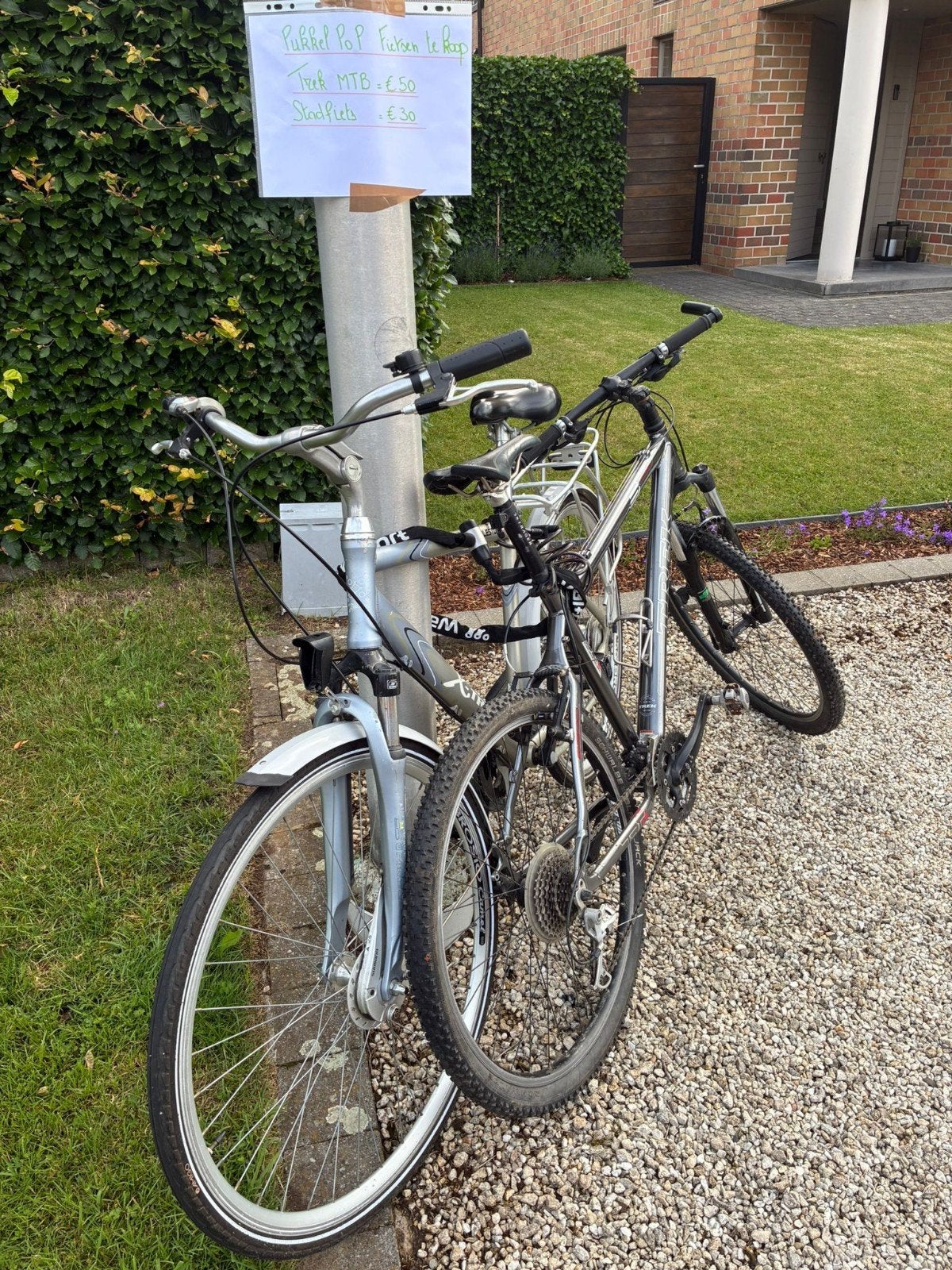 MTB Scott = € 50 en stadsfiets = €30, Fietsen en Brommers, Ophalen