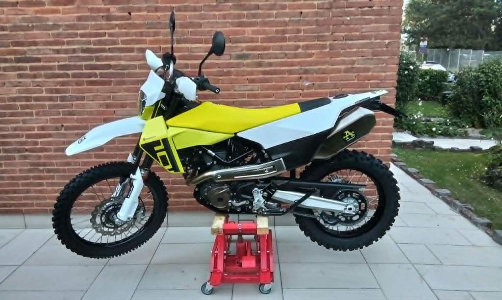 husqvarna 701 enduro, Plus de 35 kW, Permis Moto A2 minimum, Enduro, 1 cylindre