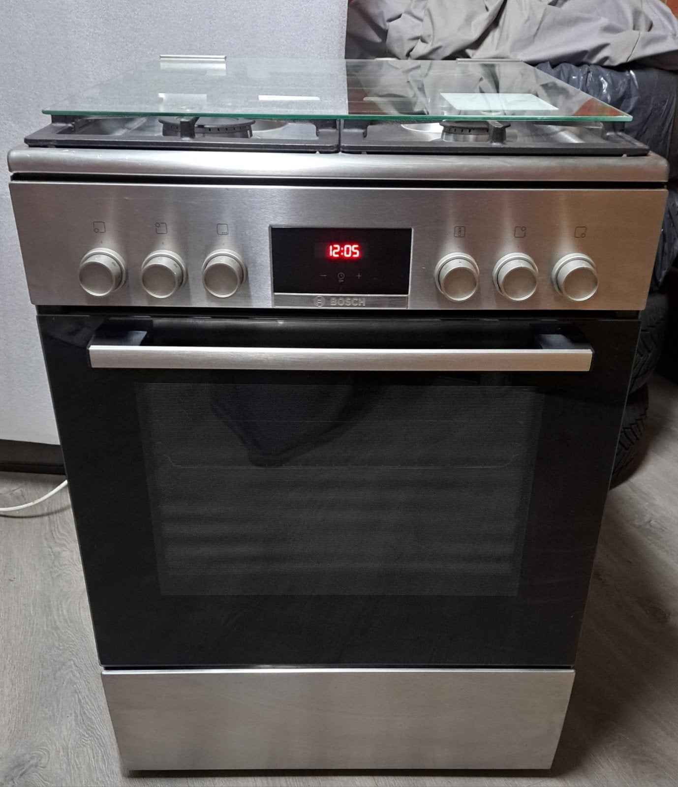 gasfornuis met elektrische oven bosch, Electroménager, Enlèvement