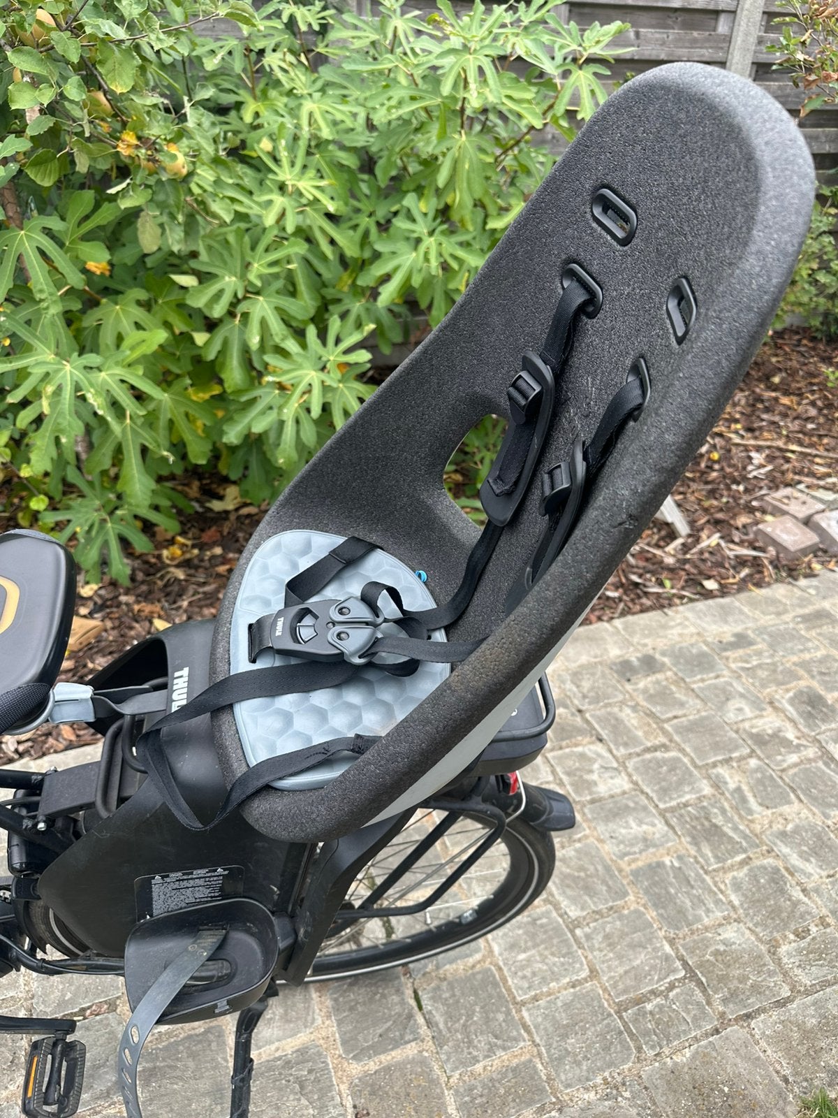 Fietsstoel Thule, Fietsen en Brommers, Fietsaccessoires | Fietsstoeltjes, Ophalen, Achterzitje, 0 t/m 18 kg, Gebruikt