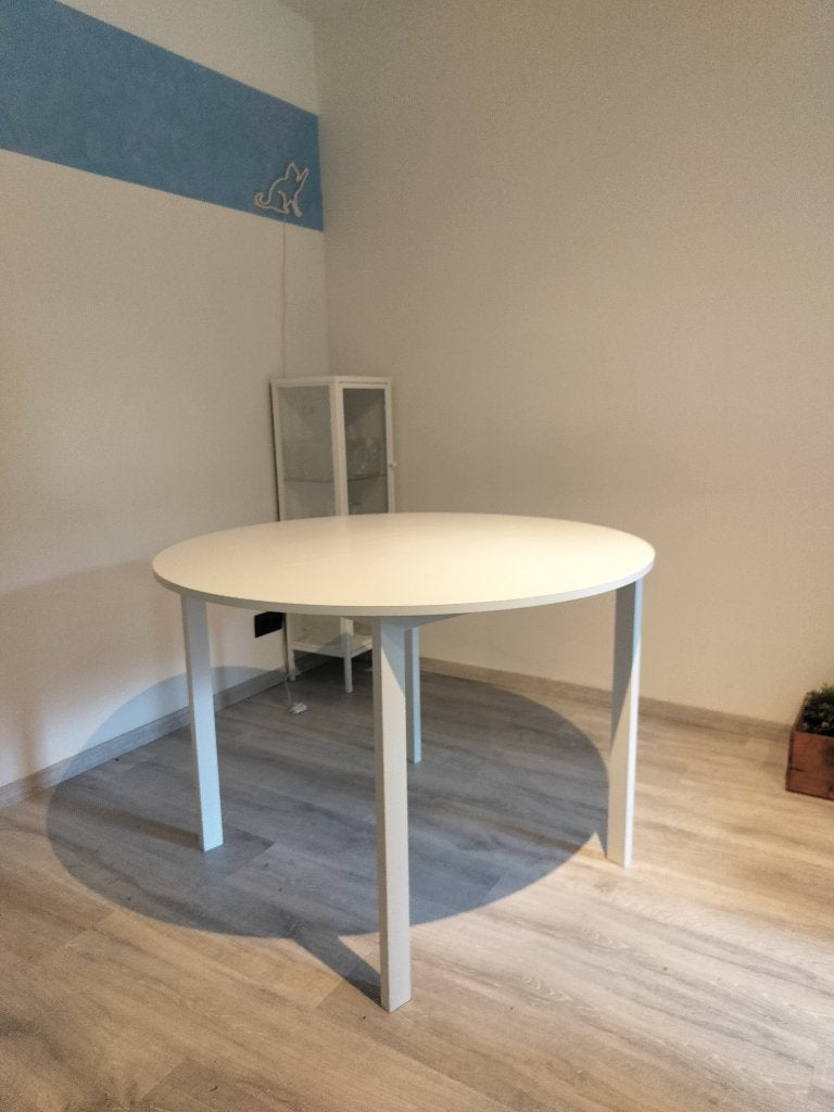 Ronde eettafel 107 cm, Ophalen, 50 tot 100 cm, 100 tot 150 cm, Rond