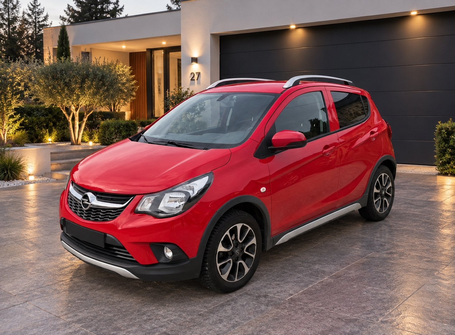 Opel Karl Rocks 1.0i/Radar/Airco/Carplay/Garantie, Auto's, Dealer onderhouden, Dakrails, Bedrijf, 5 deurs