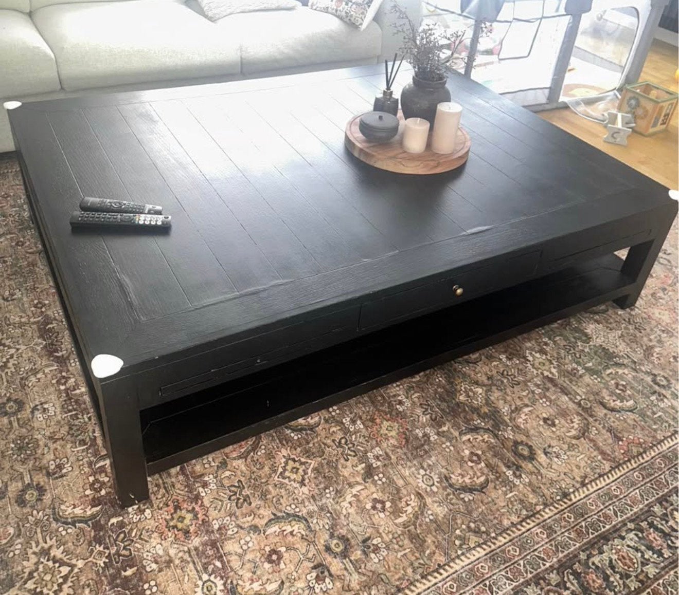 Table basse 1m20x1m50, Ophalen of Verzenden, Zo goed als nieuw
