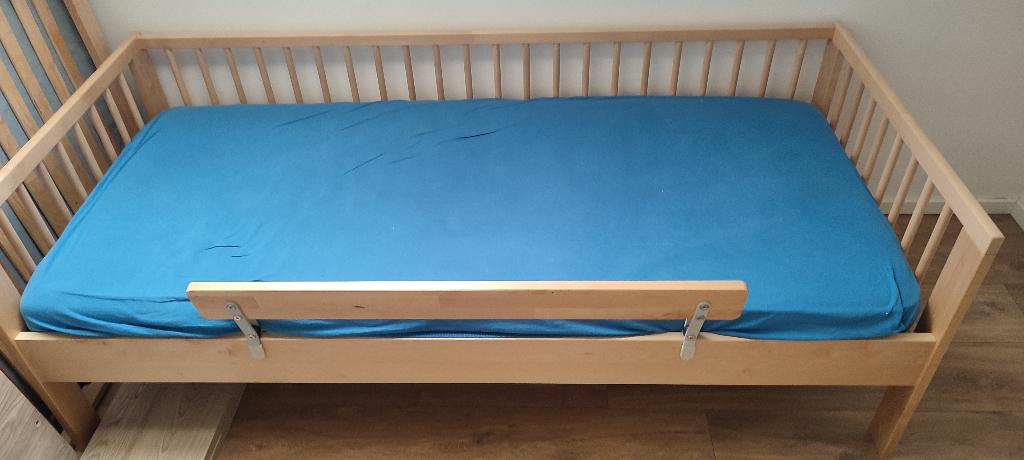 Bed 1 persoon kleuter, Kinderen en Baby's, Ophalen, Gebruikt, 70 tot 85 cm, 140 tot 160 cm