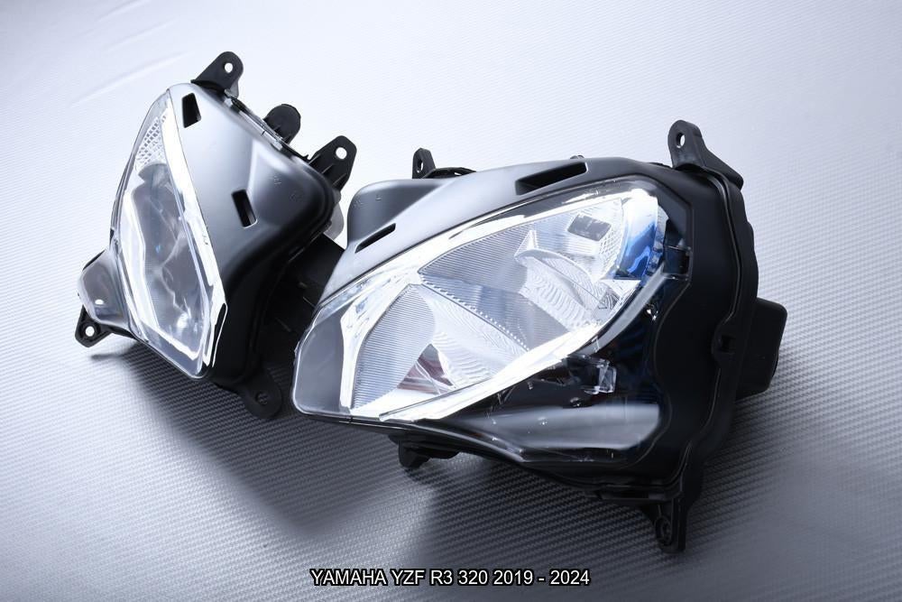 Phare / Optique avant LED AVDB YAMAHA YZF R3 2019 - 2024, Motos, Enlèvement ou Envoi, Neuf