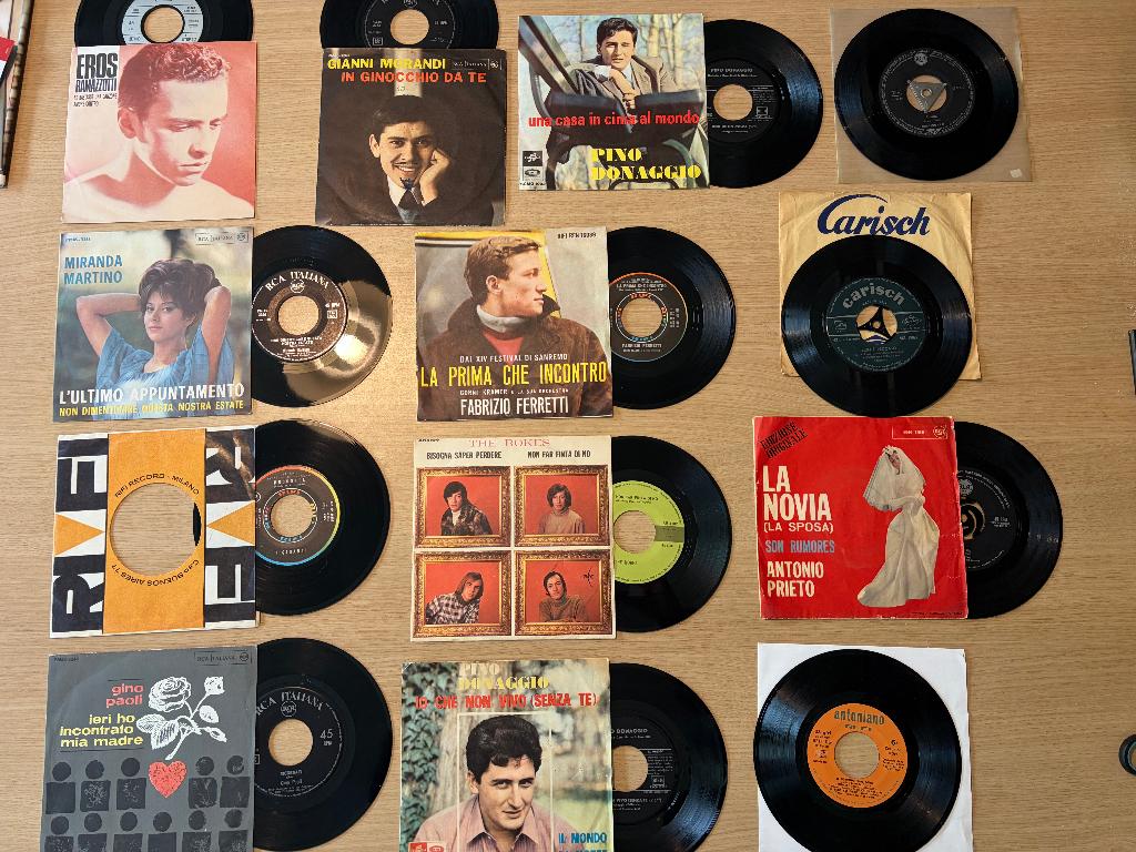 Singles Italiaans (san remo e.a.), Gebruikt, 7 inch, Single, Ophalen of Verzenden