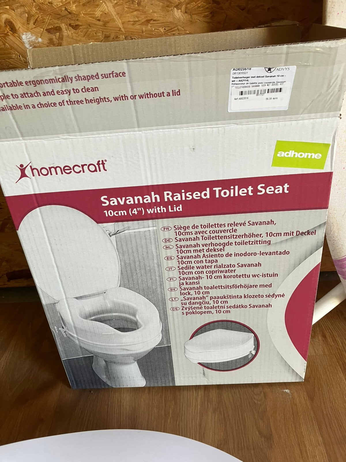 Toilet verhoog, Enlèvement