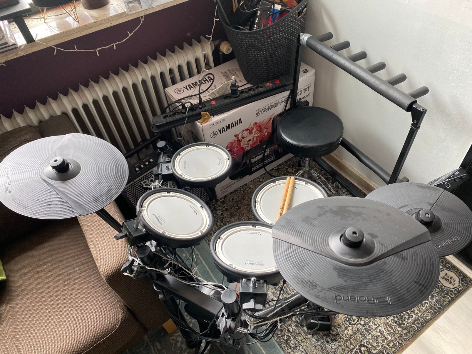 Volledig elektronisch drumstel Roland TD-07KV, Enlèvement, Comme neuf, Roland, Électronique