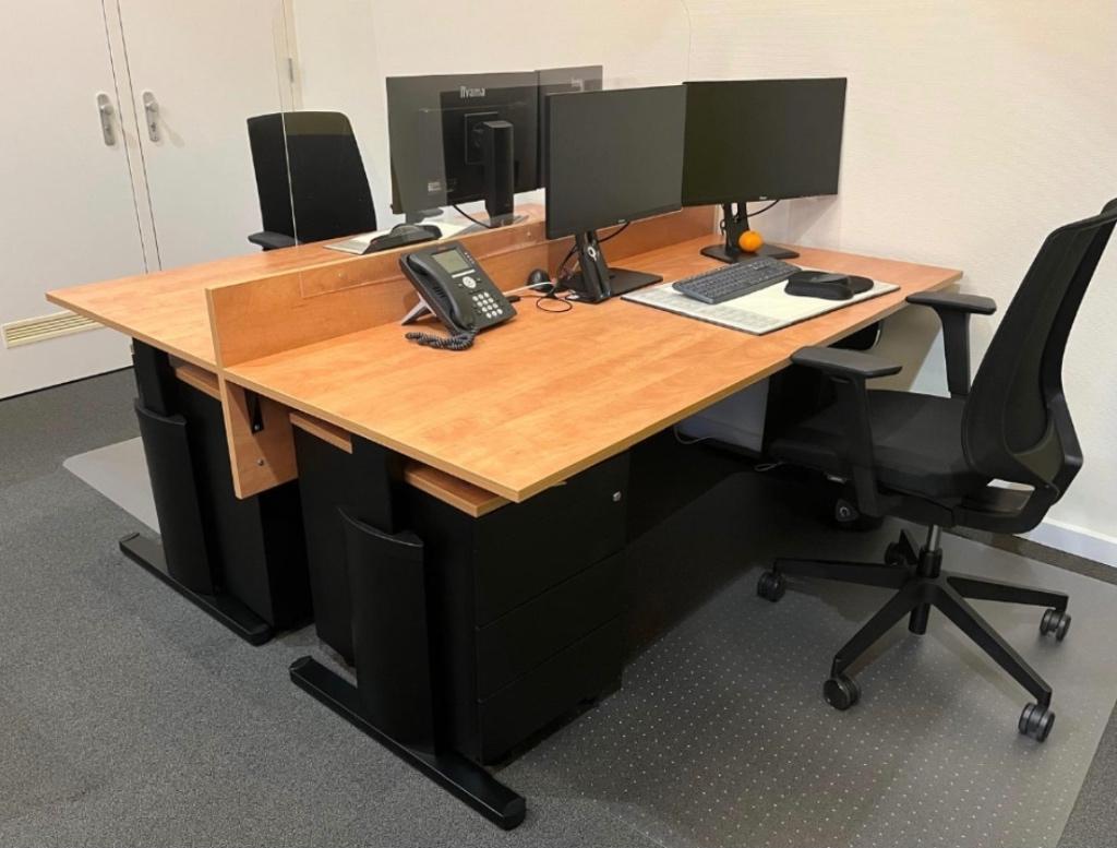 Bureau, Maison & Meubles, Bureaux, Bureau d'ordinateur, 180 cm, Comme neuf, Cloison