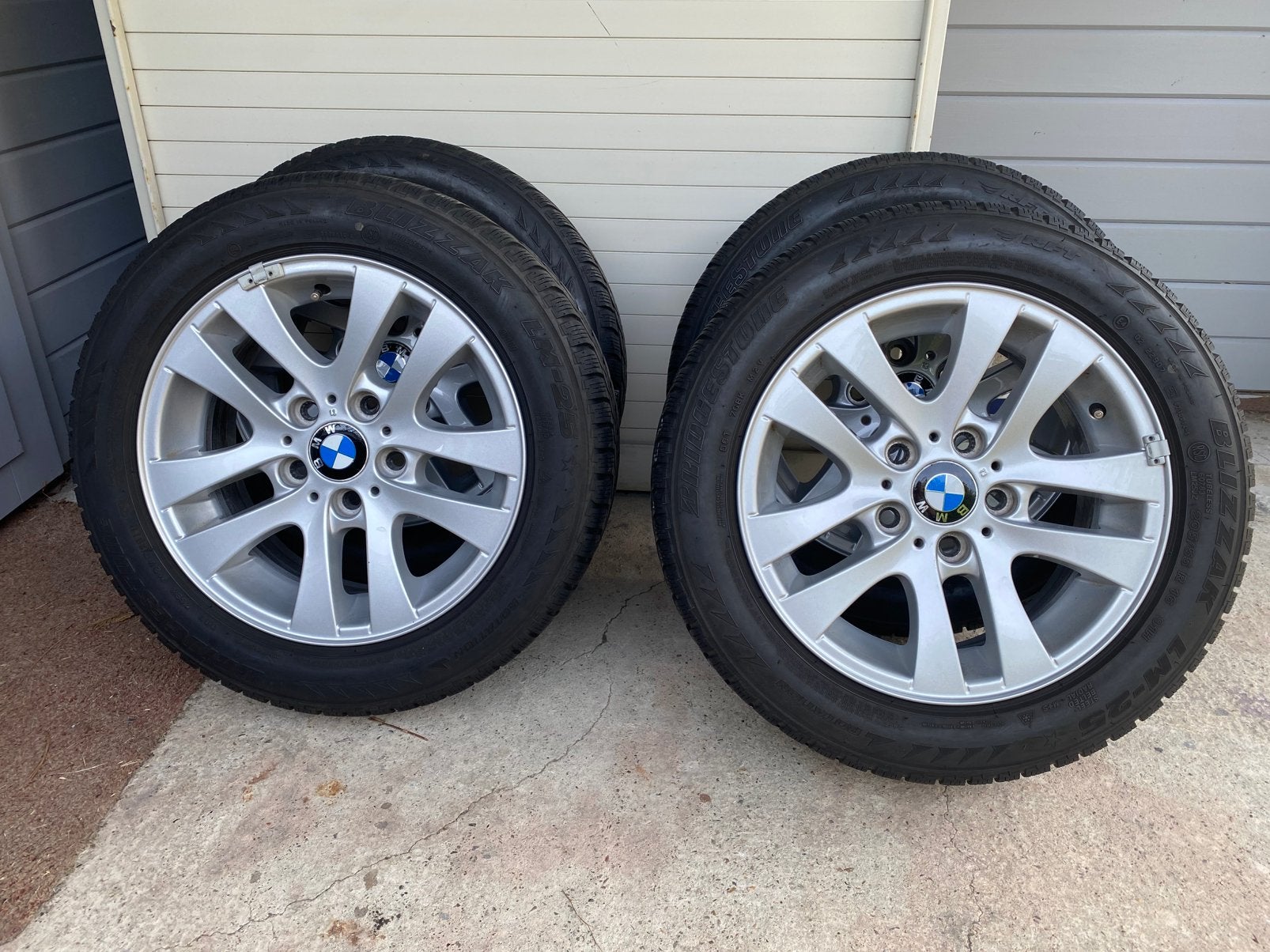 Winterset BMW 3 E90, Auto-onderdelen, Banden en Velgen, Ophalen, Gebruikt, 16 inch, Band(en)
