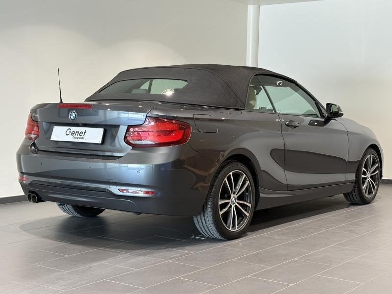 BMW 2-Serie Sport Line, Autos, BMW, 100 kW, Argent ou Gris, Cabriolet, Boîte manuelle