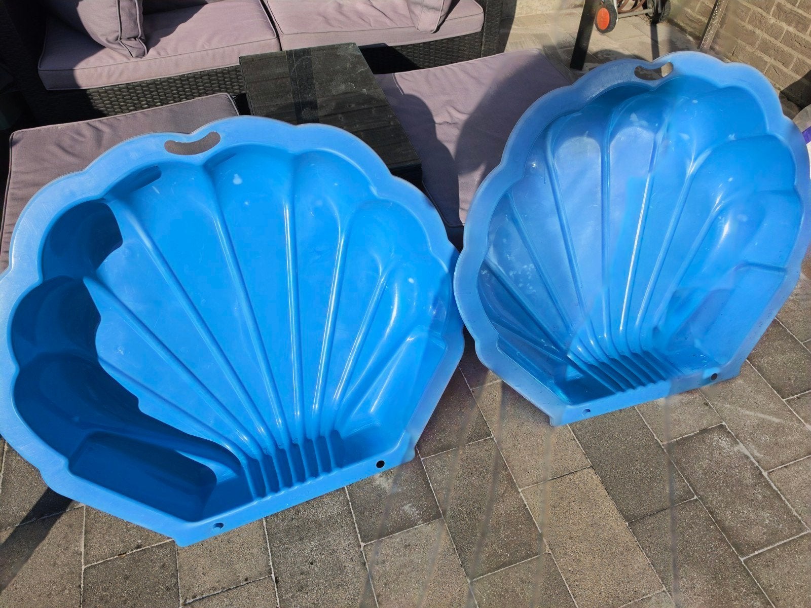 Schelp zwembad/zandbak gratis op te halen, Ophalen, Gebruikt