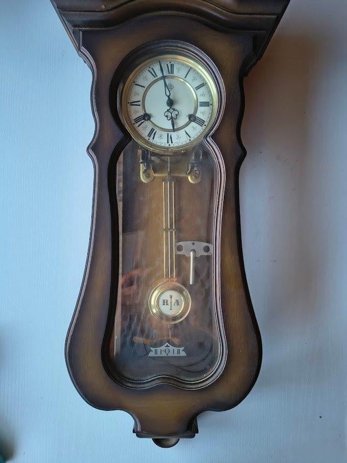 Vintage Duitse slingerklok / regulateur, Antiquités & Art, Antiquités | Horloges, Enlèvement