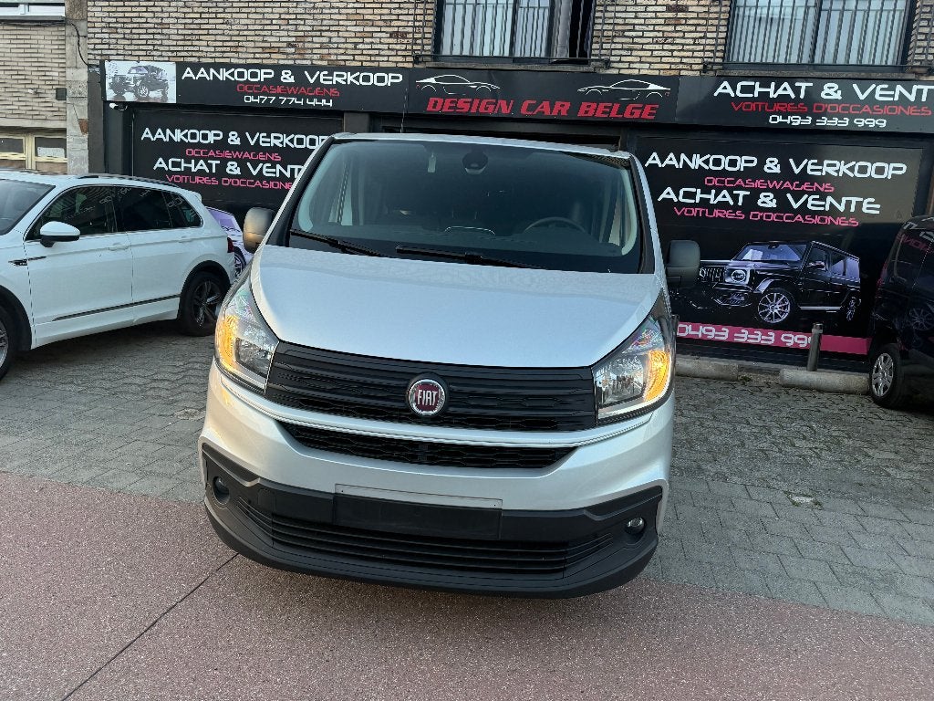 Fiat Talento dubbele cabine 6-zits L2 Navi-camera, Auto's, 4 deurs, Euro 6, Bedrijf, Grijs