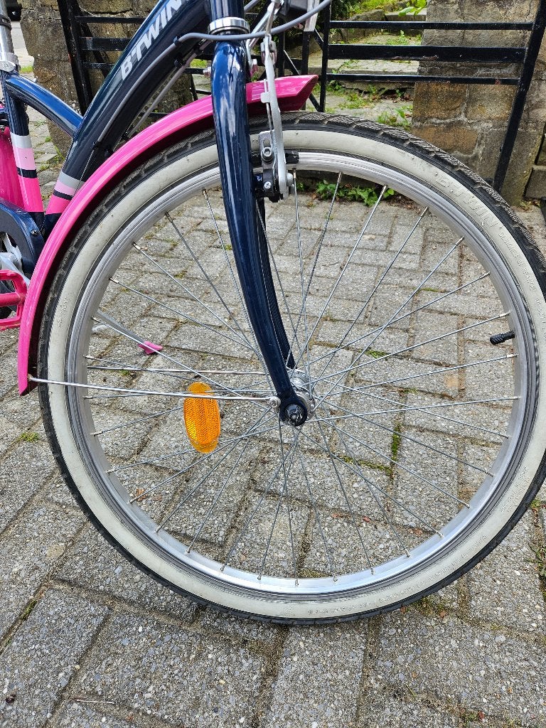 24 inch fiets voor meisjes tot 10-11 jaar., Ophalen, 24 inch, Velgrem, Versnellingen