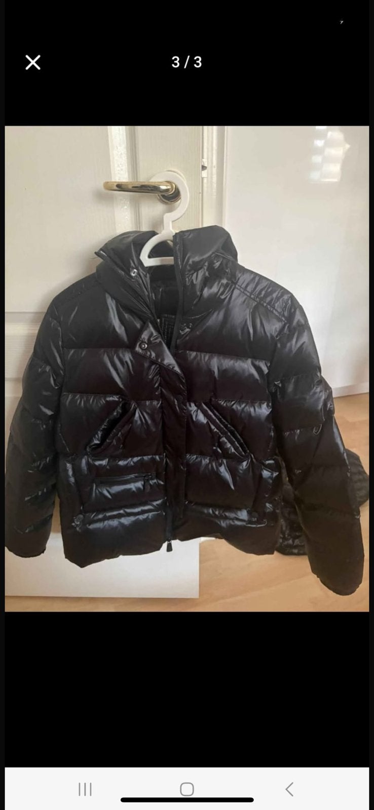 Moncler jas, Vêtements | Hommes, Vestes | Hiver, Enlèvement, Comme neuf, Taille 46 (S) ou plus petite, Noir