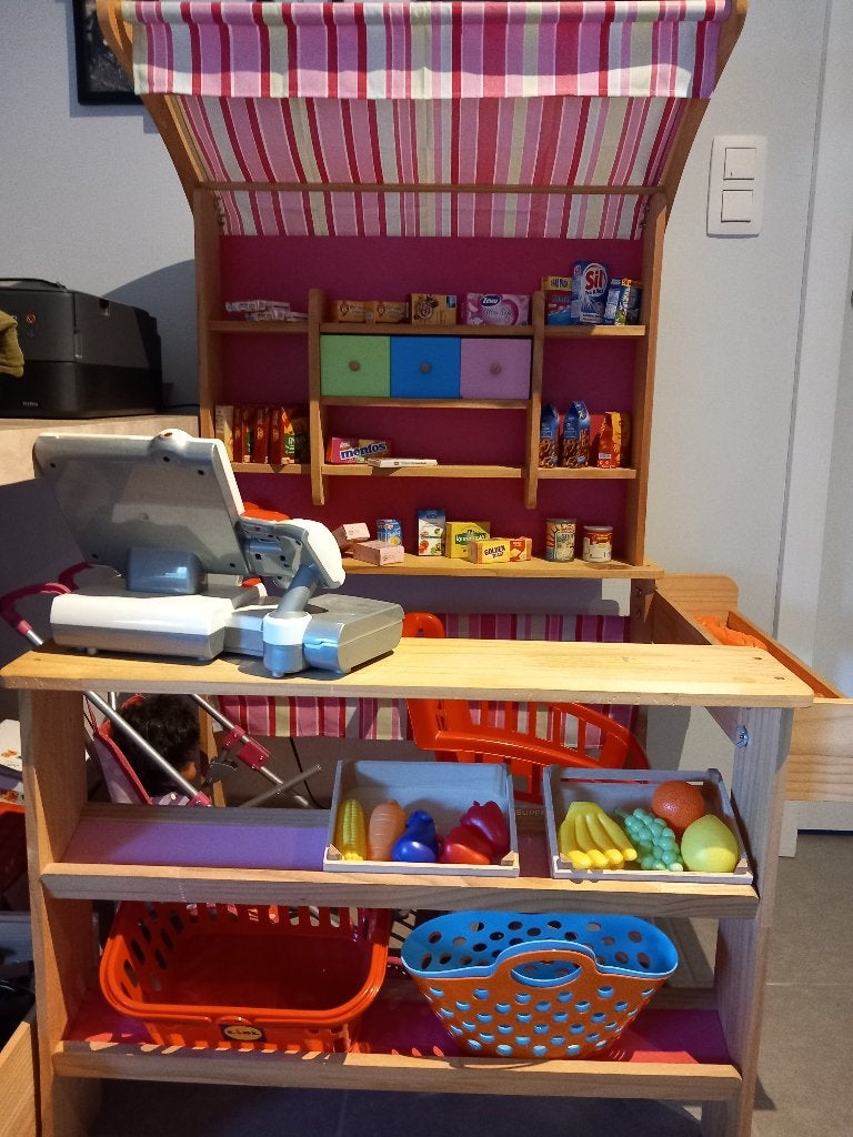 Petit magasin pour enfant LIDL Playtive, Kinderen en Baby's, Speelgoed | Speelkeukens, Ophalen, Gebruikt, Hout, Speelkeuken