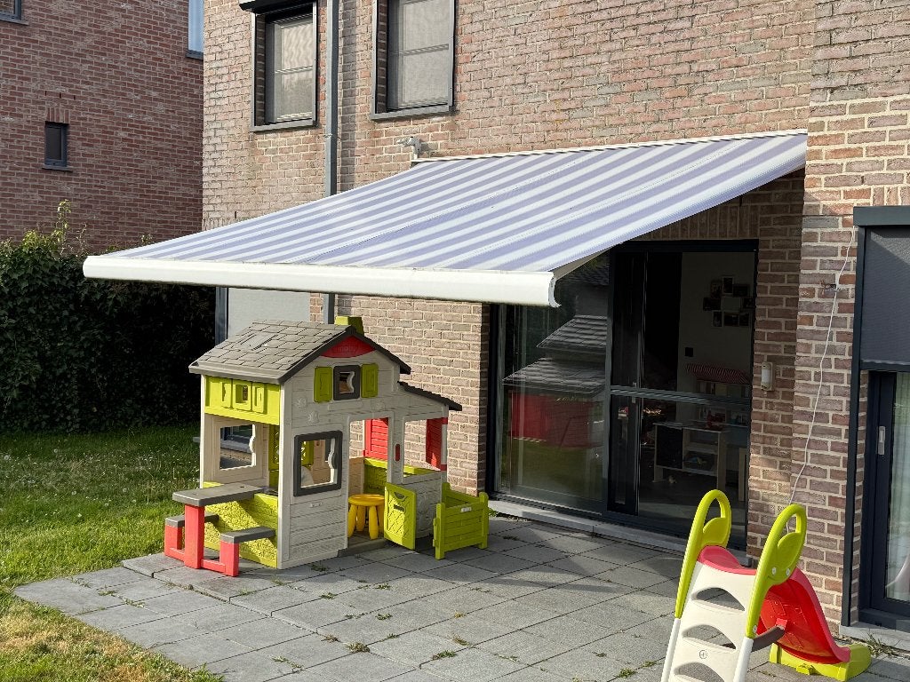 Tente solaire terrasse - 4m x 3m, À bras articulé, 250 cm à 450 cm, 300 cm ou plus, Enlèvement
