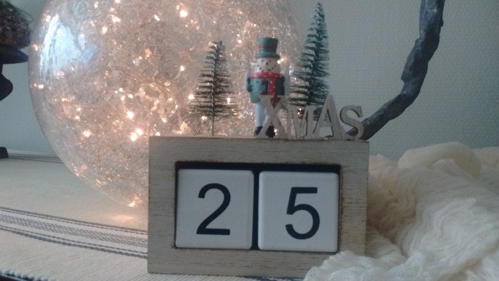 Houten advent-/aftelkalender, Ophalen of Verzenden, Nieuw
